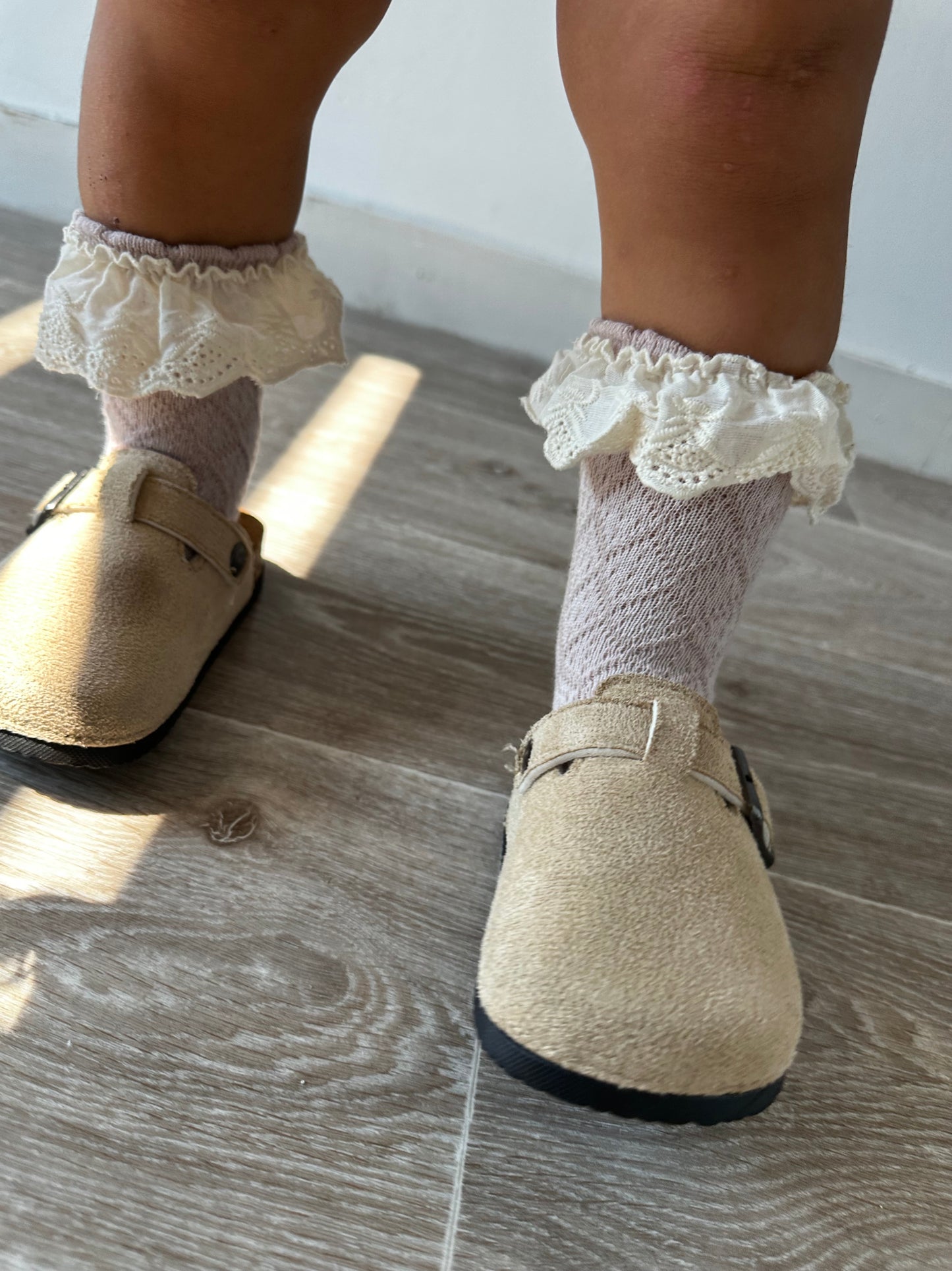 Paire de chaussette dentelle