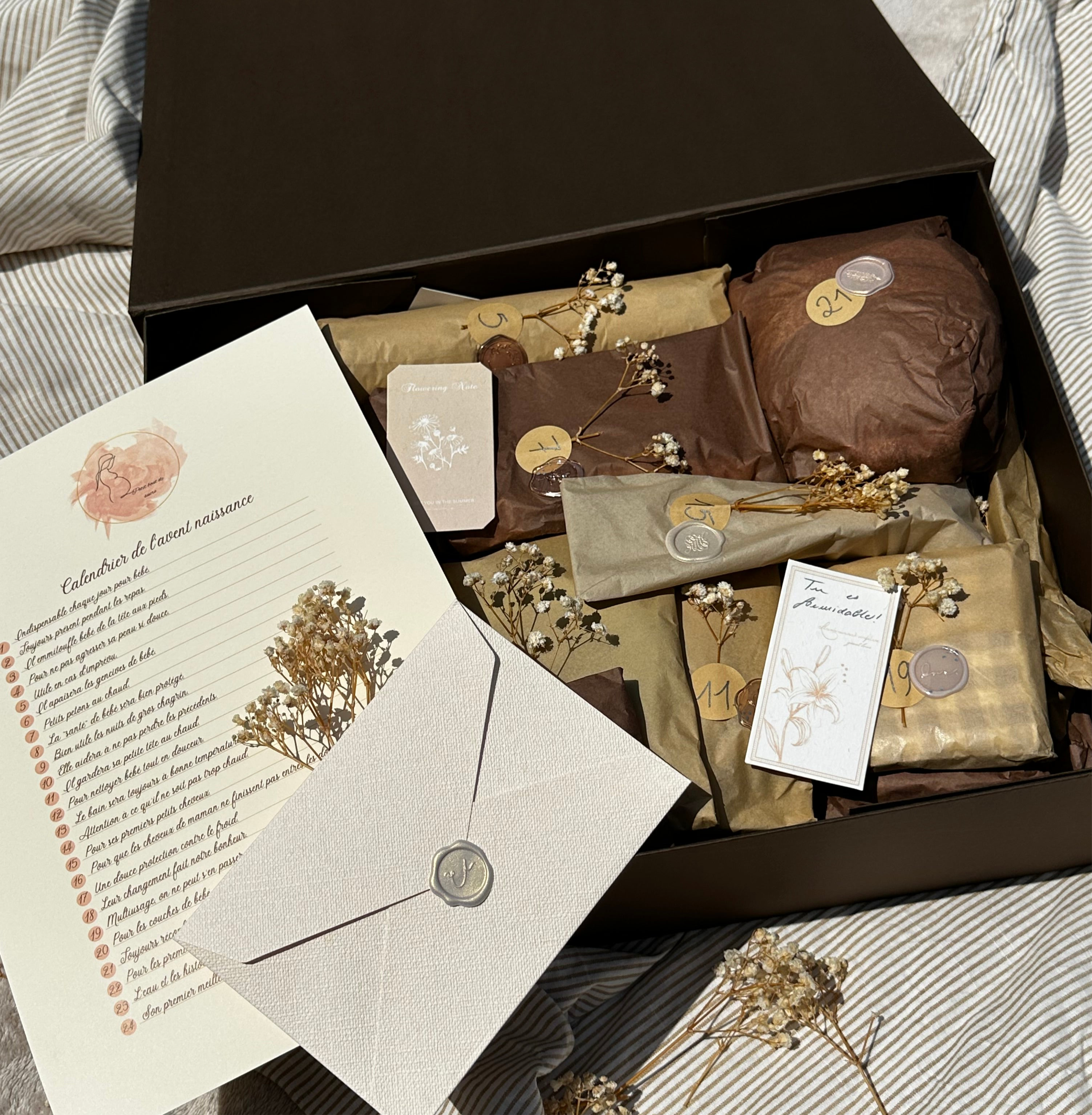 Pourquoi choisir un « calendrier de l’avent femme enceinte » ? Le calendrier de l’Avent parfait pour une future maman Image