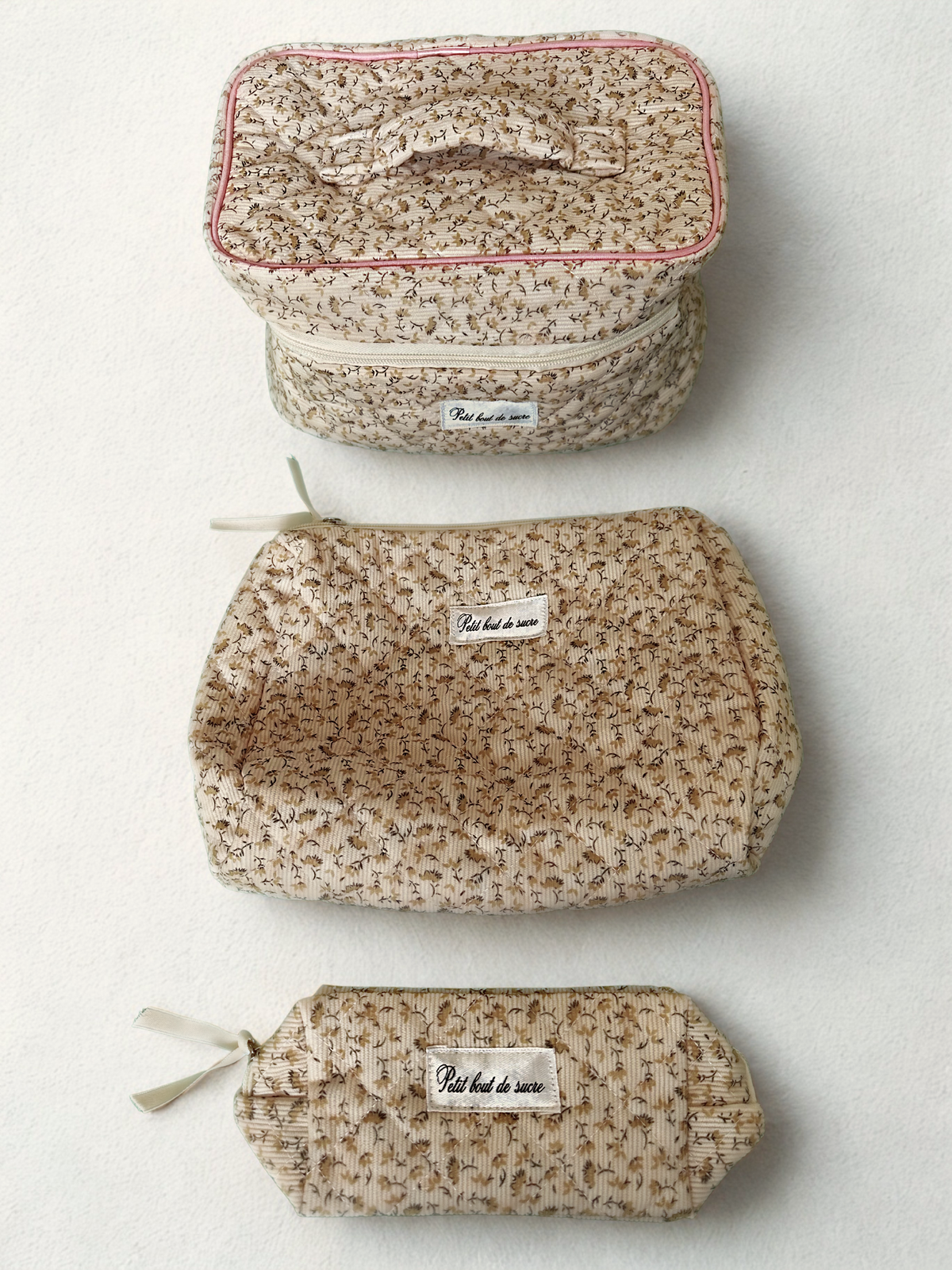 Les trousses de maman- imprimé fleuri