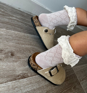 Paire de chaussette dentelle