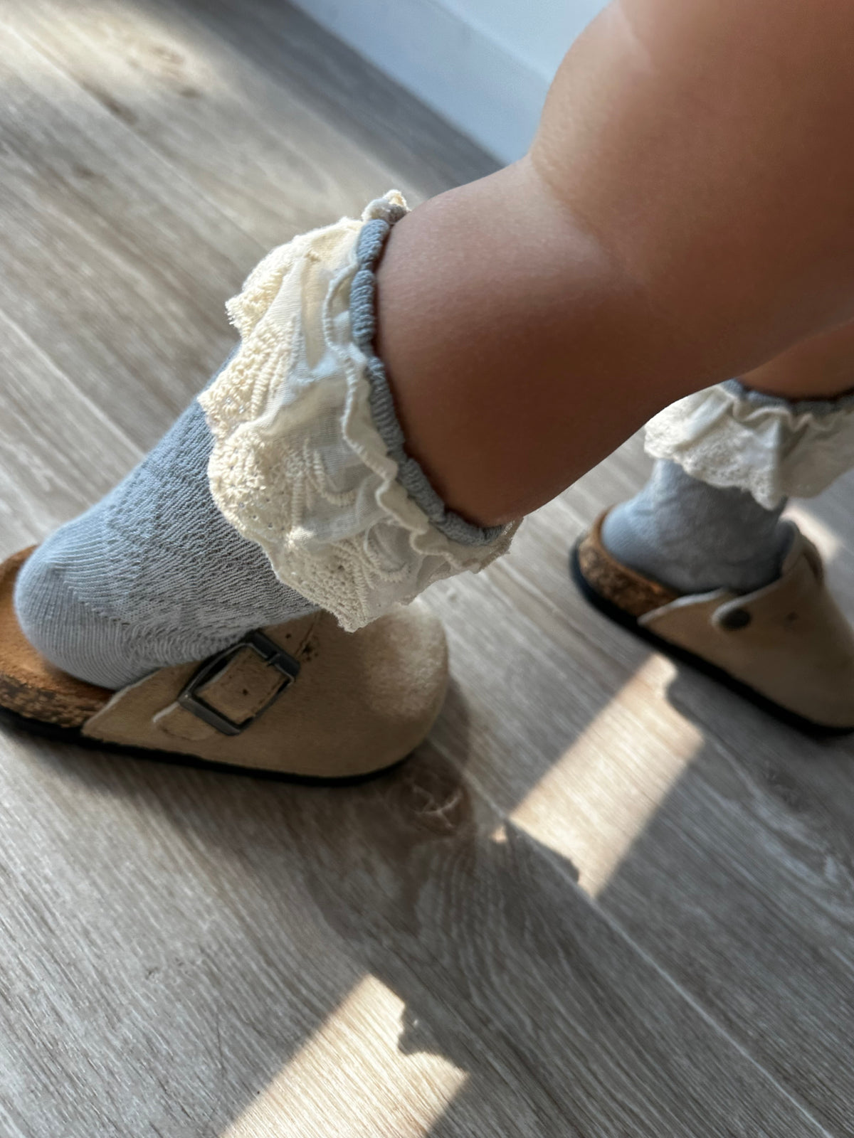 Paire de chaussette dentelle