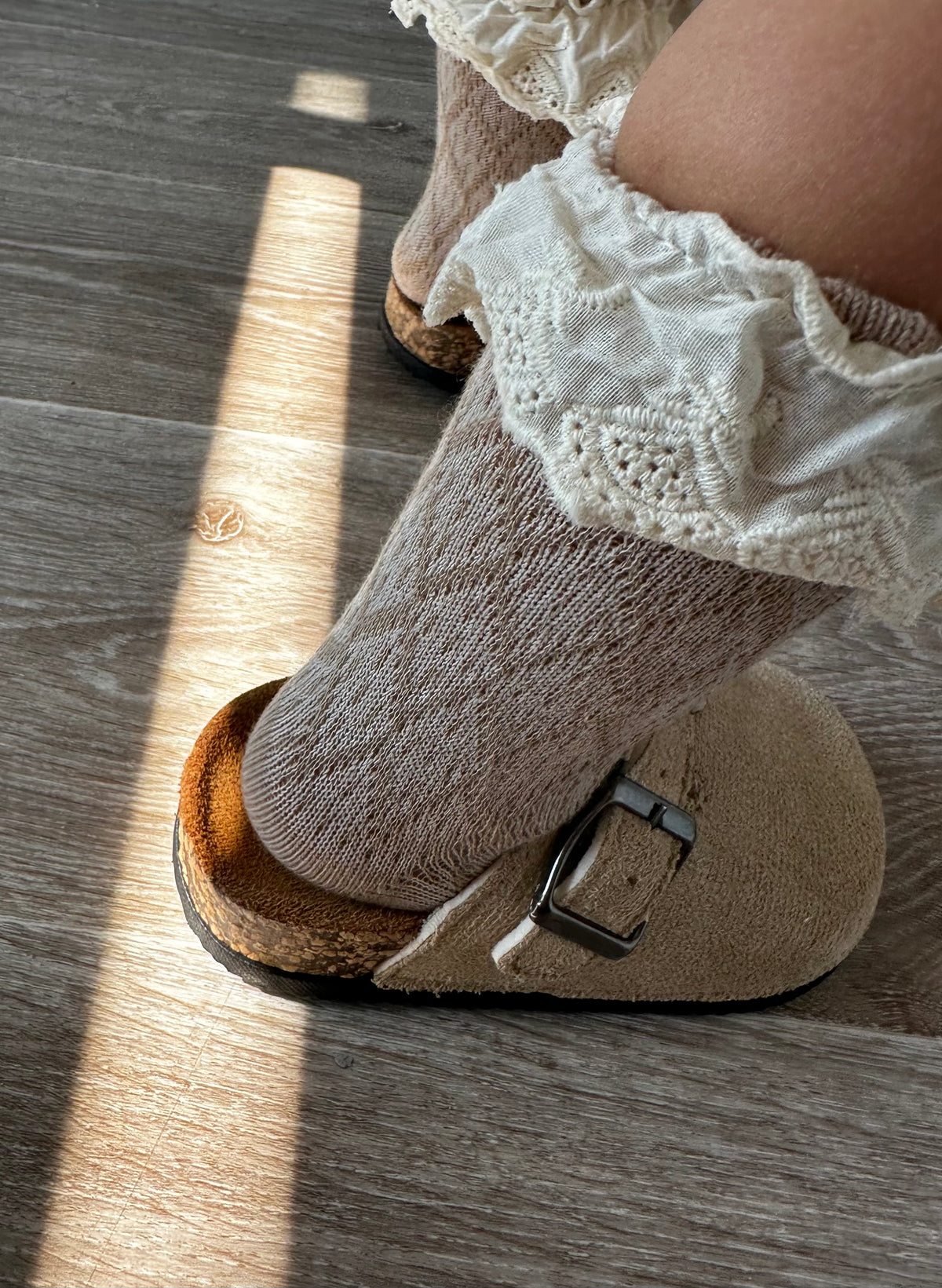 Paire de chaussette dentelle