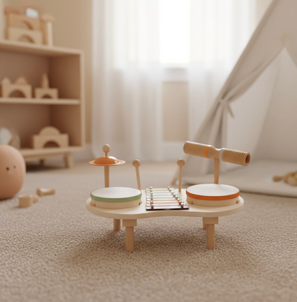 Table d’éveil musical Montessori - Premiers sons & motricité